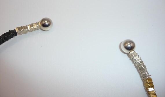 Statement Artisan Torque Choker: Handcrafted Mixe… - image 3