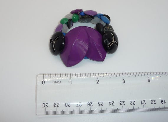 Unique Handcrafted Multi Colour Mixed Vintage But… - image 7