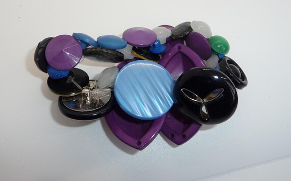 Unique Handcrafted Multi Colour Mixed Vintage But… - image 5