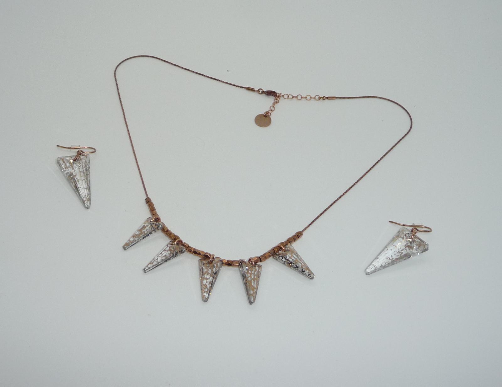 Unusual Vintage Tom Shot Berlin Necklace & Earring Set – Faceted