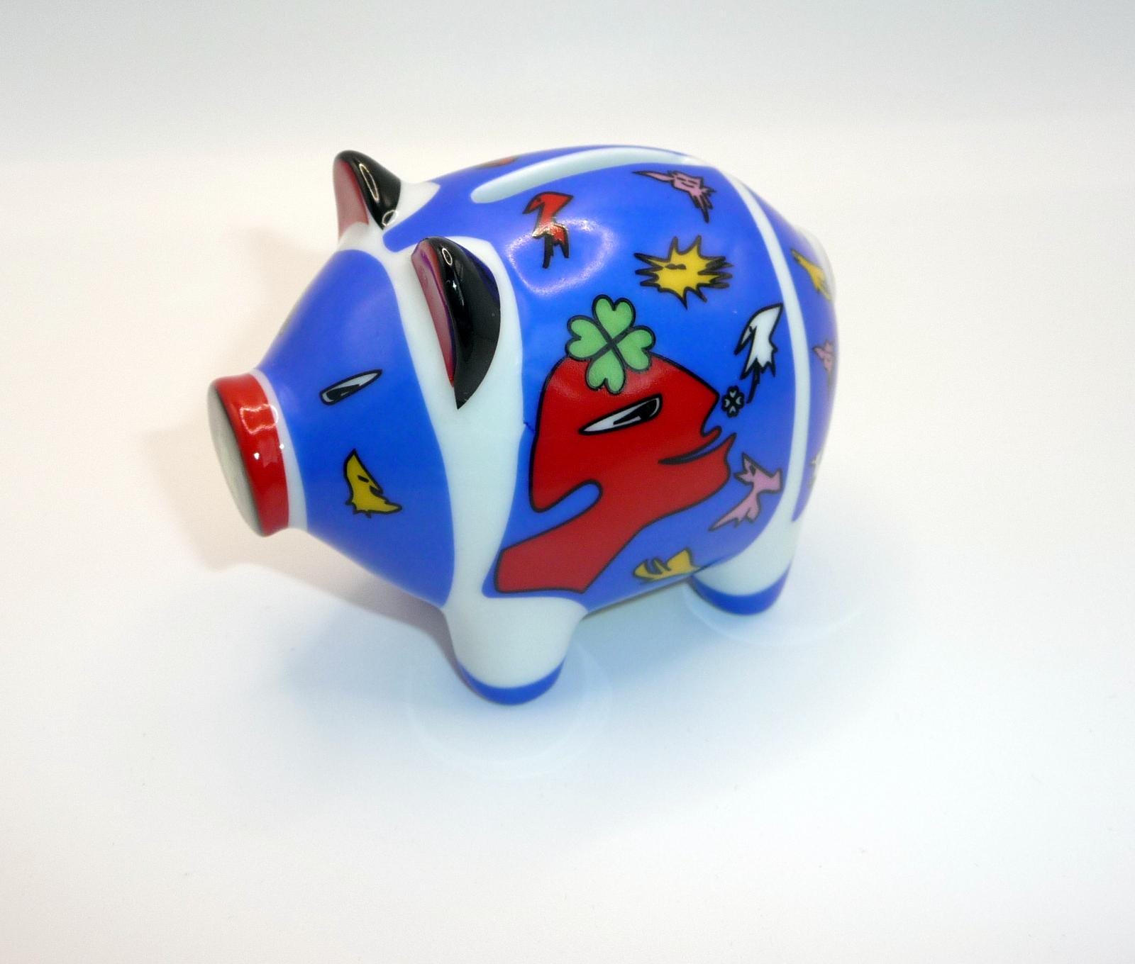 Postmodern Vintage Ritzenhoff Mini Piggy Bank - Ambrogio Pozzi for