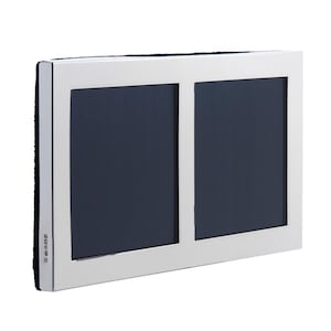 Double Sterling Silver Photo Frame 15.4cm x 8.2cm. English Hallmarked - Engraving available