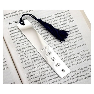 Sterling Silver Tassel Bookmark