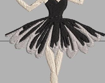 Ballerina machine embroidery design, embroidery pattern, dance, music embroidery, dancer embroidery, beauty woman, ballet embroidery