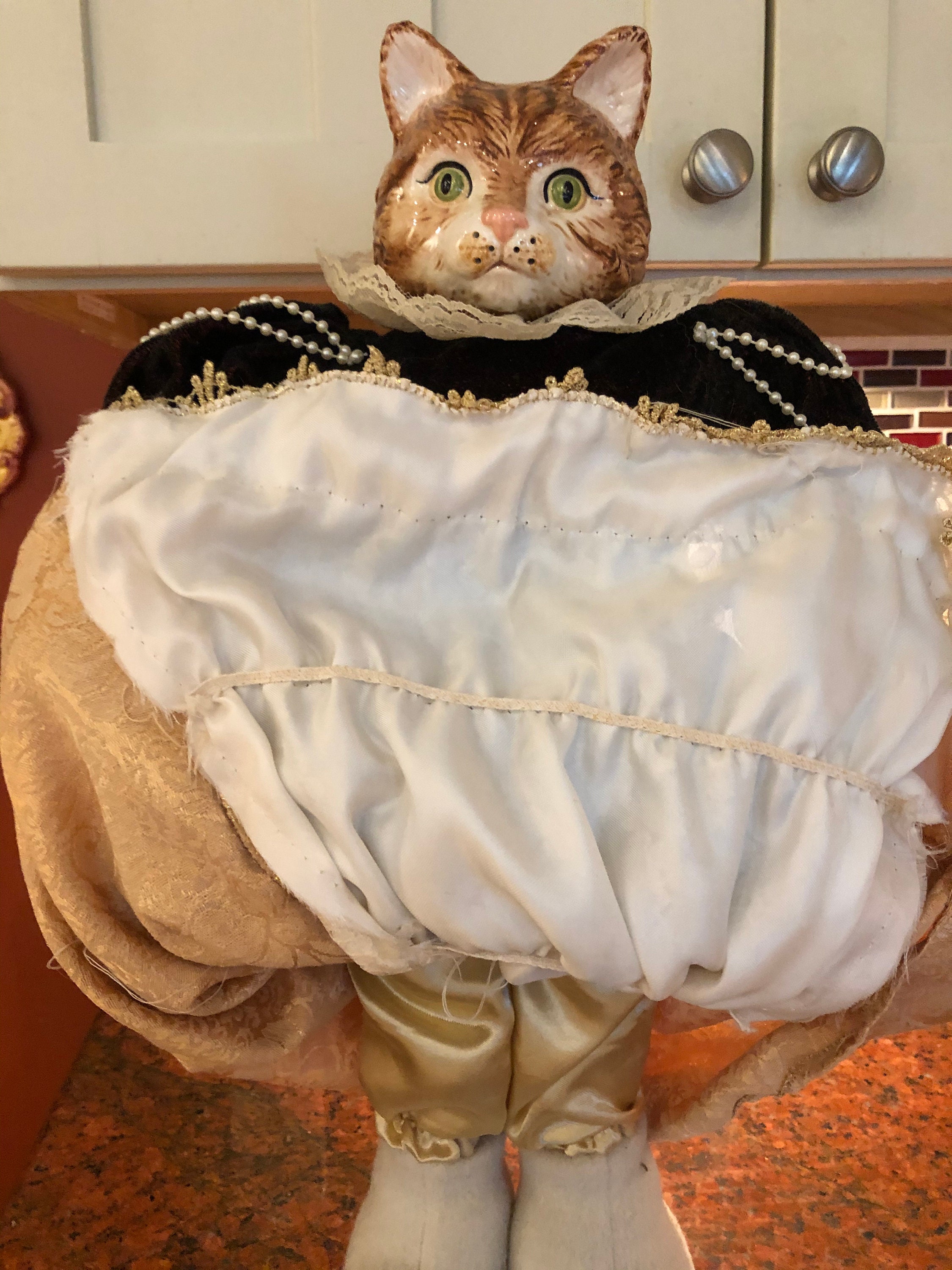 Vintage Cat Doll Etsy