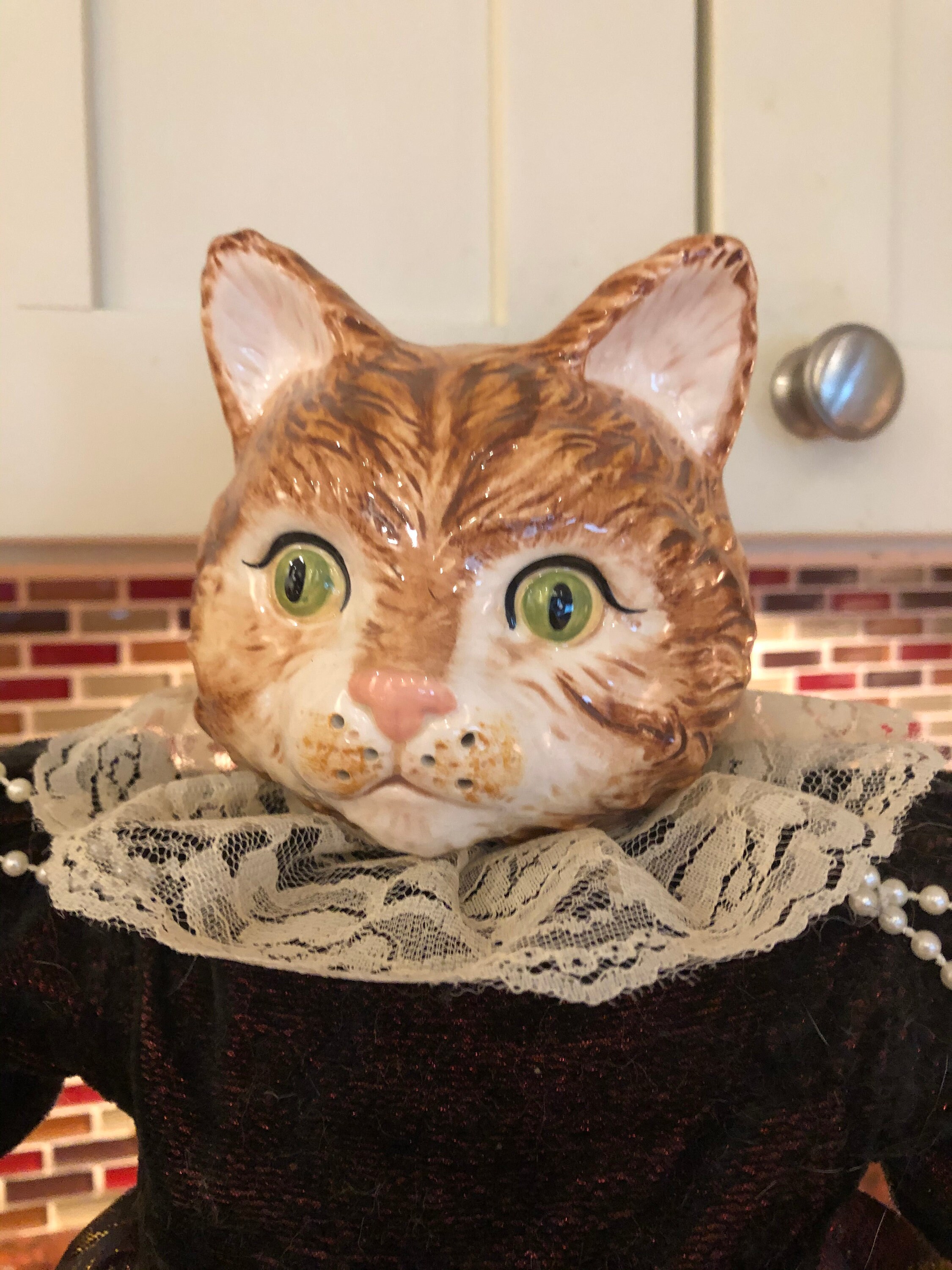 Vintage Cat Doll Etsy