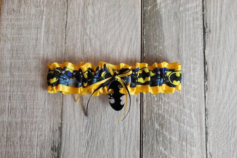 Batman wedding garter