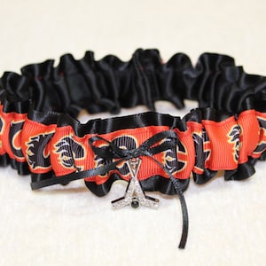Calgary Flames wedding garter