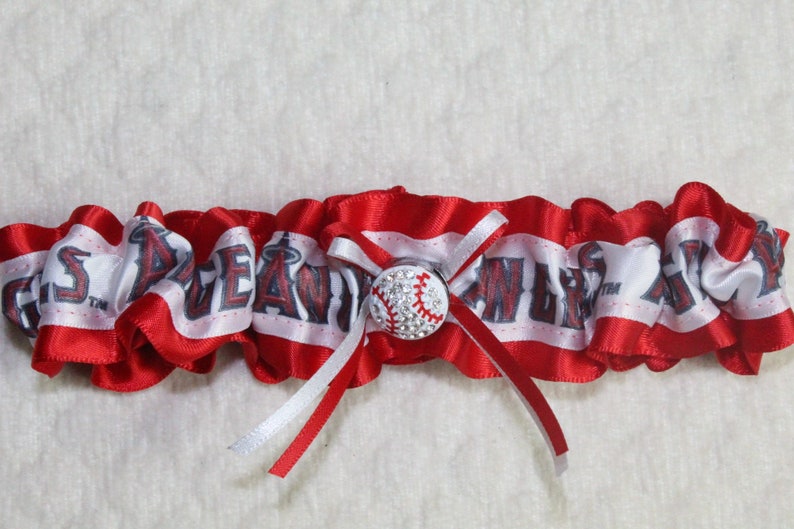 Los Angeles Angels baseball garter image 3