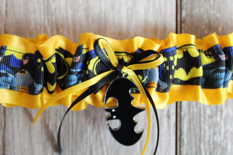 Batman wedding garter