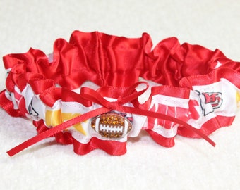 Kansas City Chiefs football garter