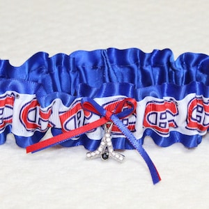 Montreal Canadians hockey garter