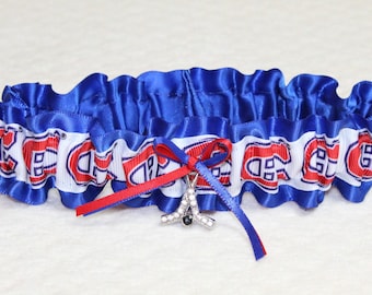 Montreal Canadians hockey garter