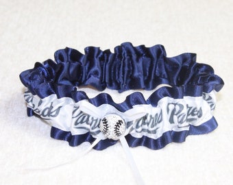 San Diego Padres baseball wedding garter