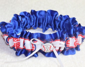 Chicago Cubs baseball garter