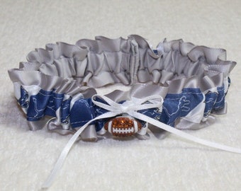 Detroit Lions football wedding garter