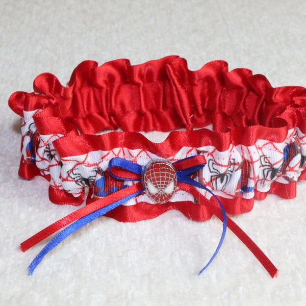 Spider-Man wedding garter