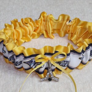 Nashville Predators hockey wedding garter