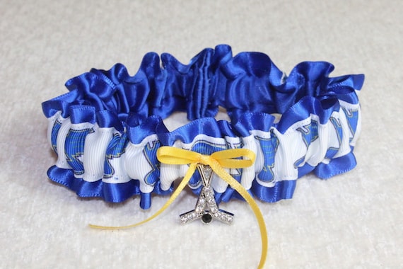 St Louis Blues wedding garter