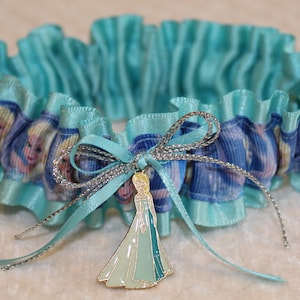 Elsa princess Frozen wedding garter