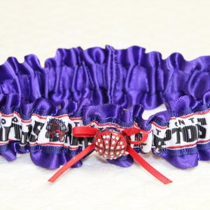 Toronto Raptors hockey wedding garter