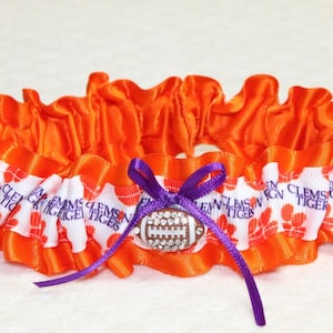 Clemson Tigers wedding garter
