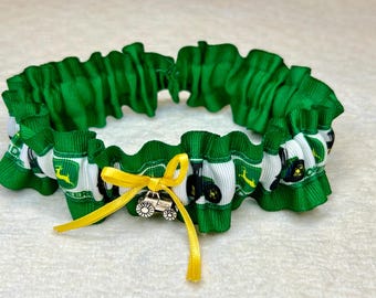 John Deere wedding garter
