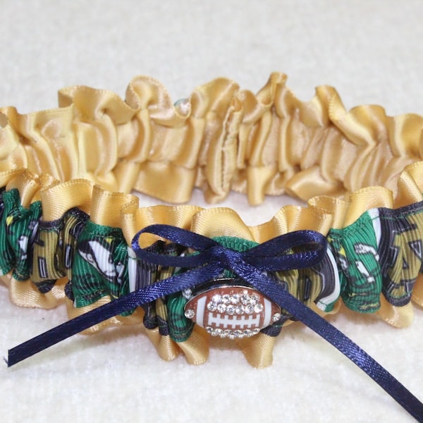 Notre Dame fighting Irish football Wedding garter