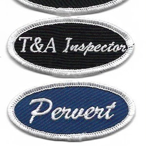 Assorted Embroidered Name Tag Patches | Iron On Badge | Statement Patch | Costume Patch | Assorted Styles