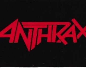 Anthrax Sticker, Heavy Metal Band, Officially Licensed, Band Merchandise, Rock Stickers