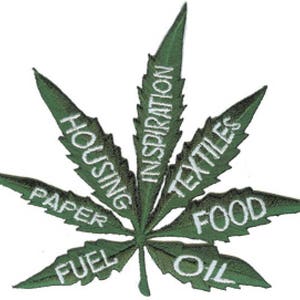 Feuille de chanvre brodé Patch | Patch | cannabis Utilisations du chanvre | Pot | Légaliser | 420 Patch | Patch de weed pour sacs ou sacs à dos