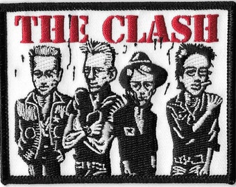 The Clash Cartoon faces Patch