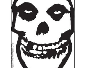 MISFITS Skull Vinyl Sticker | Officially Licensed Band Merchandise | Punk Stickers | Rock Stickers | Music