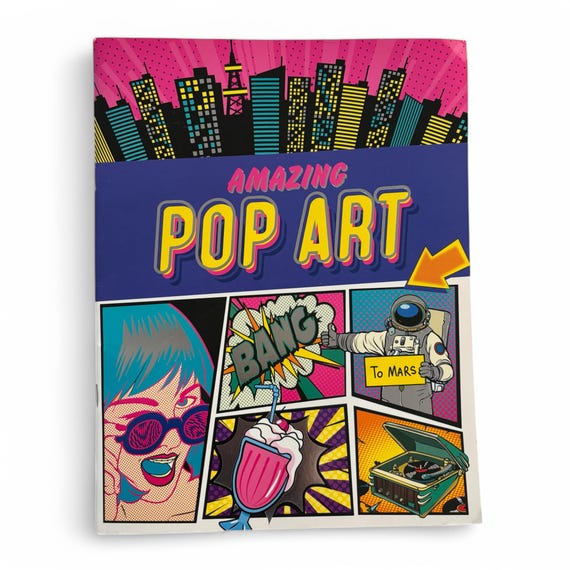 Amazing Pop Art Coloring Book | 30 Pop Art Images for You to Color