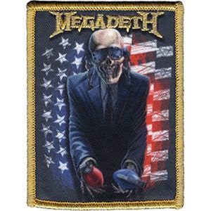 Megadeth American Grenades Embroidered Patch /  Iron On Applique, Officially Licensed