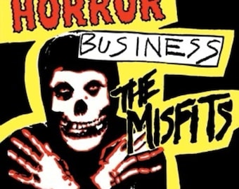 MISFITS Horror Business Vinyl Sticker | Officially Licensed Band Merchandise | Rock Stickers |  Punk Stickers | Misfits Stickers