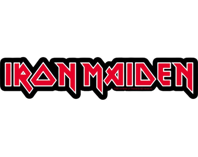 Iron Maiden Logo Sticker Band Sticker Officially Licensed - Etsy