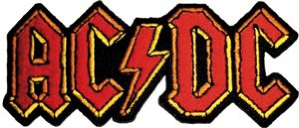AC/DC Logo 3.5 Embroidered Patch Iron On Applique | Etsy