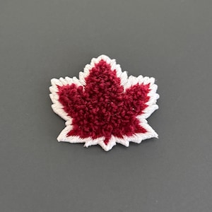 Canadese esdoornblad chenille patch / opstrijkbare stoffen | Canadese vlag, Canadian Pride