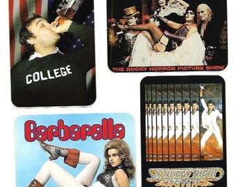 Vintage Movie Stickers | Classic Cult Films | Cool Movie Stickers | Iconic Movies