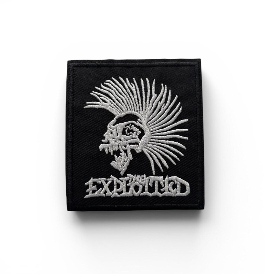 Band Patches | Exploited Embroidered Patch / Iron on Applique | Punk ...