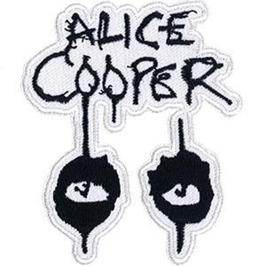 Alice Cooper Eyes Embroidered Patch / Iron On Applique, Officially Licensed