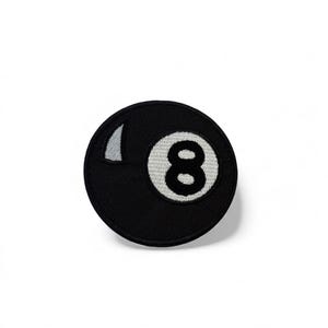 Eight Ball Aufnäher | Aufbügeln Applikation | Verschiedene Stile