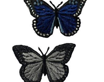 Vintage Butterfly Embroidered Patch / Iron On Applique, Perfect for Kid's Clothes, Baby Clothes, Crafts, Assorted Styles