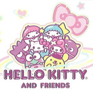 Hello Kitty and Friends Stickers | Sticker Buch | Bastelbedarf | Scrapbooking | Kinder basteln | 120 süße kleine Sticker