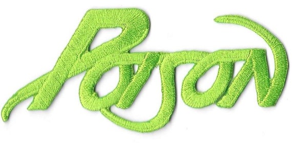 Poison Retro Band Logo Embroidered Patch Iron On Applique Etsy