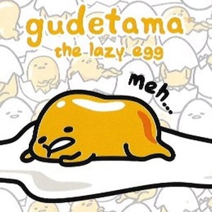 Pegatinas de Gudetama, el huevo perezoso / Libro de pegatinas / Suministros para manualidades / Scrapbooking / Manualidades para niños / Lindo huevo perezoso