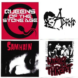 Band Stickers | Vintage Music Stickers | Punk Stickers