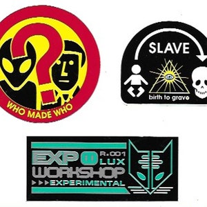 Vintage Alien Workshop Vinyl Sticker |  1990s Skateboard Sticker | Skateboarding | Assorted Styles