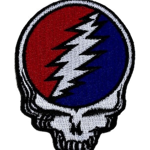Grateful Dead SYF Embroidered Patch / Iron On Applique | Rock Patches | Deadheads | Band Patches | Music Patches | Retro Patches